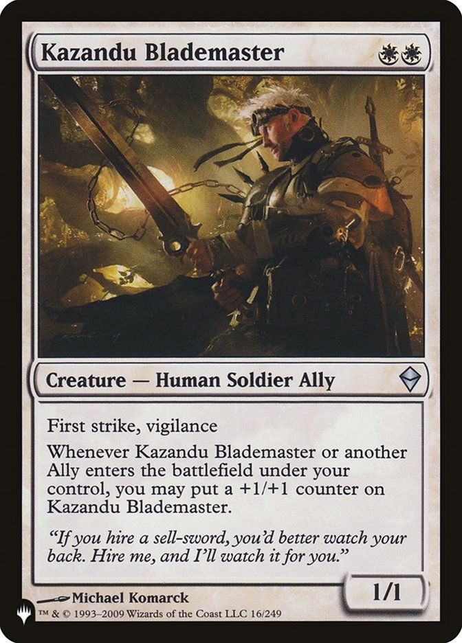 Kazandu Blademaster [The List] | The CG Realm