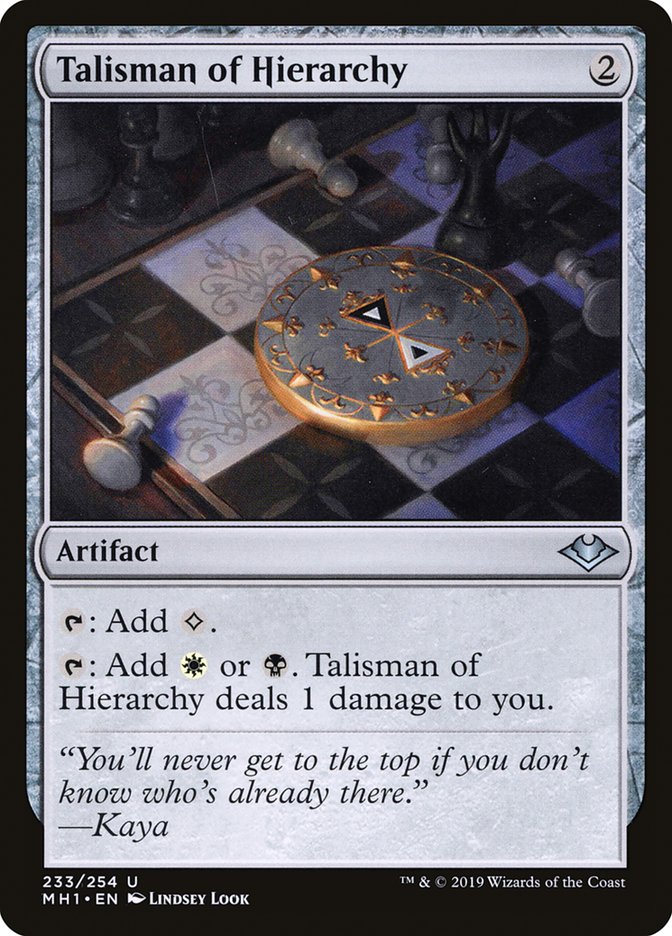 Talisman of Hierarchy [Modern Horizons] | The CG Realm