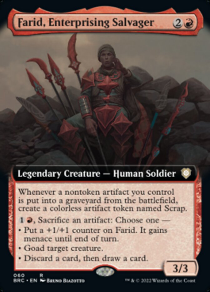 Farid, Enterprising Salvager (Extended Art) [The Brothers' War Commander] | The CG Realm