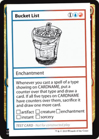 Bucket List (2021 Edition) [Mystery Booster Playtest Cards] | The CG Realm