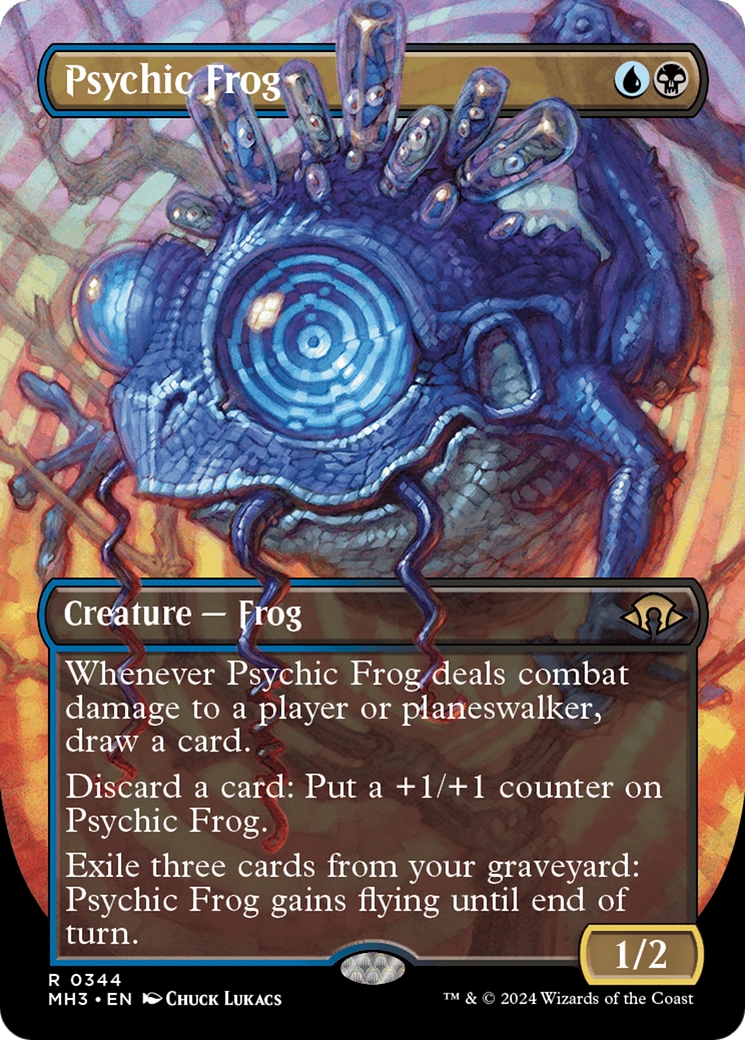 Psychic Frog (Borderless) [Modern Horizons 3] | The CG Realm