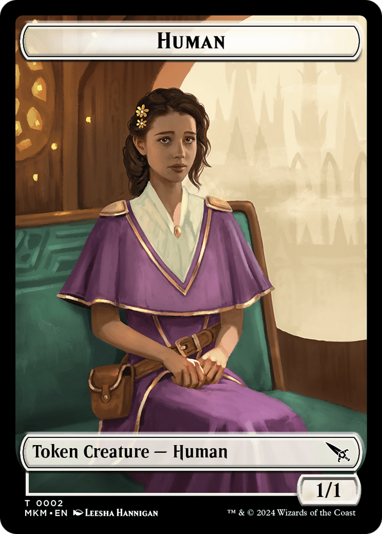 Detective // Human Double-Sided Token [Murders at Karlov Manor Tokens] | The CG Realm