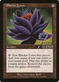 Blacker Lotus (Oversized) [Oversize Cards] | The CG Realm