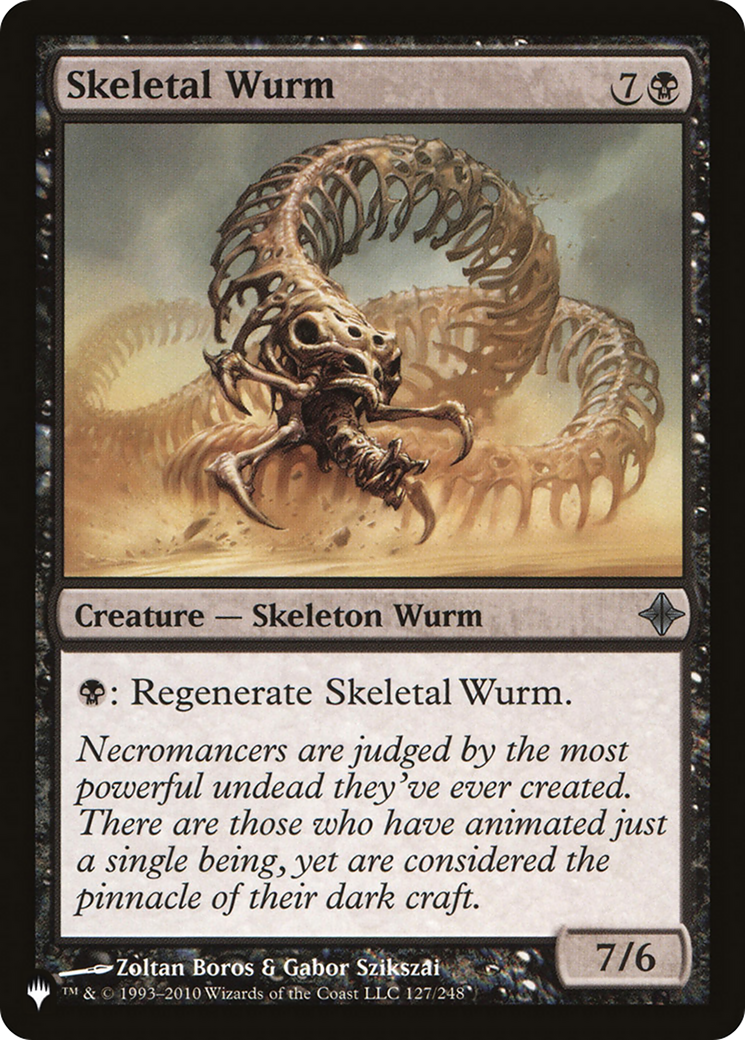 Skeletal Wurm [The List] | The CG Realm