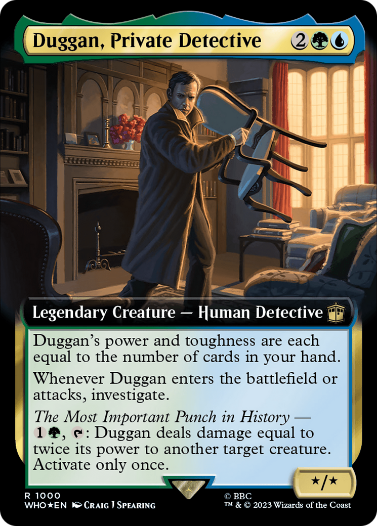 Duggan, Private Detective (Extended Art) (Surge Foil) [Doctor Who] | The CG Realm