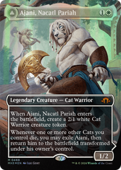 Ajani, Nacatl Pariah // Ajani, Nacatl Avenger (Borderless) (Textured Foil) [Modern Horizons 3] | The CG Realm