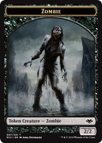 Zombie (007) // Spider (014) Double-Sided Token [Modern Horizons Tokens] | The CG Realm