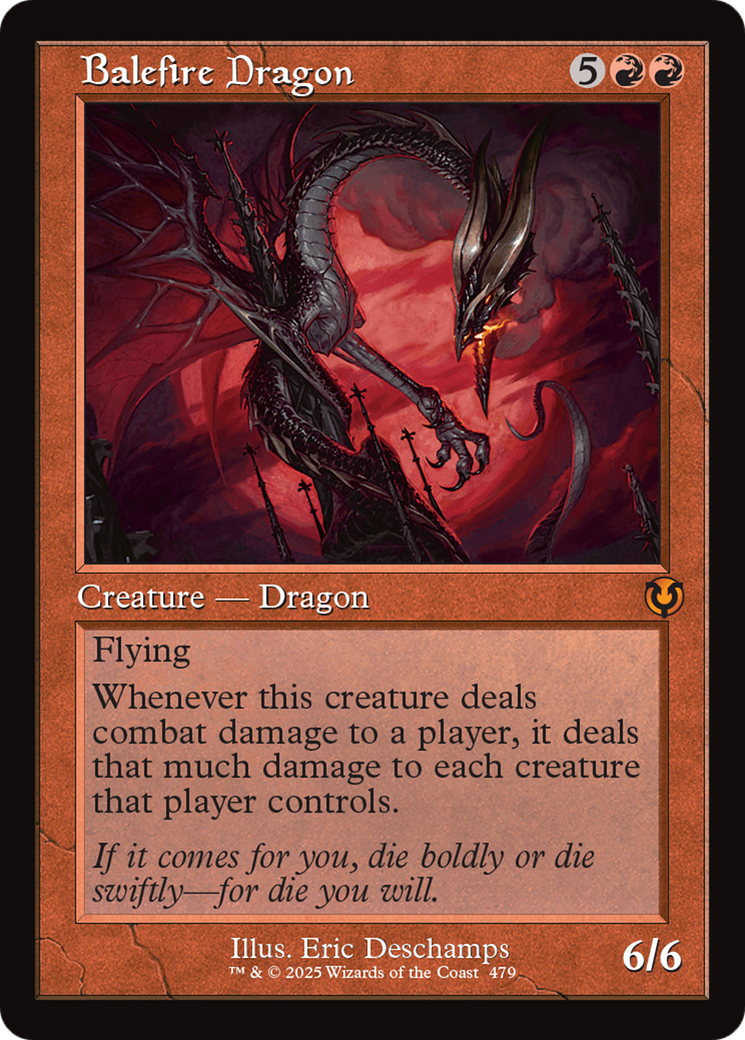 Balefire Dragon (Retro Frame) [Innistrad Remastered] | The CG Realm