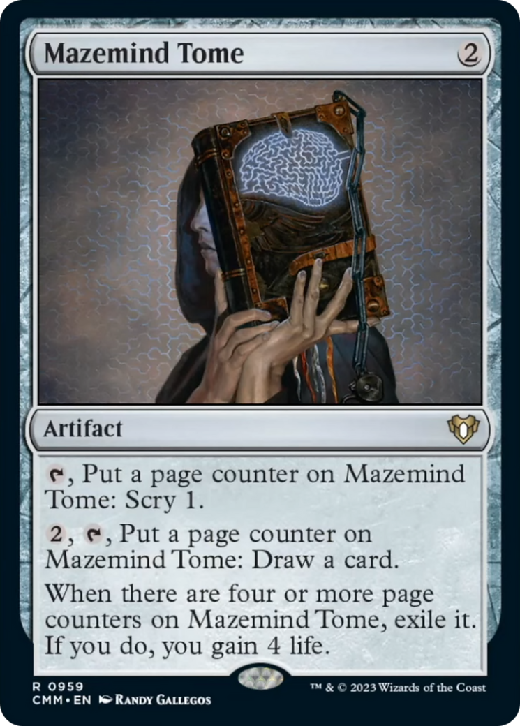 Mazemind Tome [Commander Masters] | The CG Realm