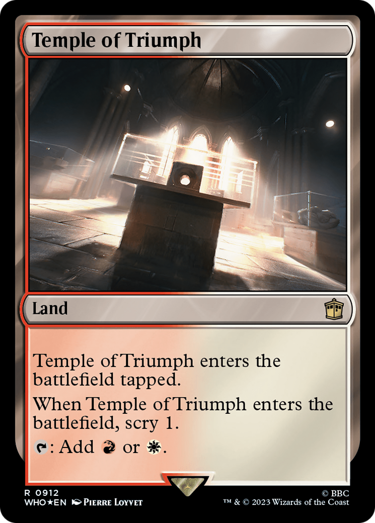 Temple of Triumph (Surge Foil) [Doctor Who] | The CG Realm