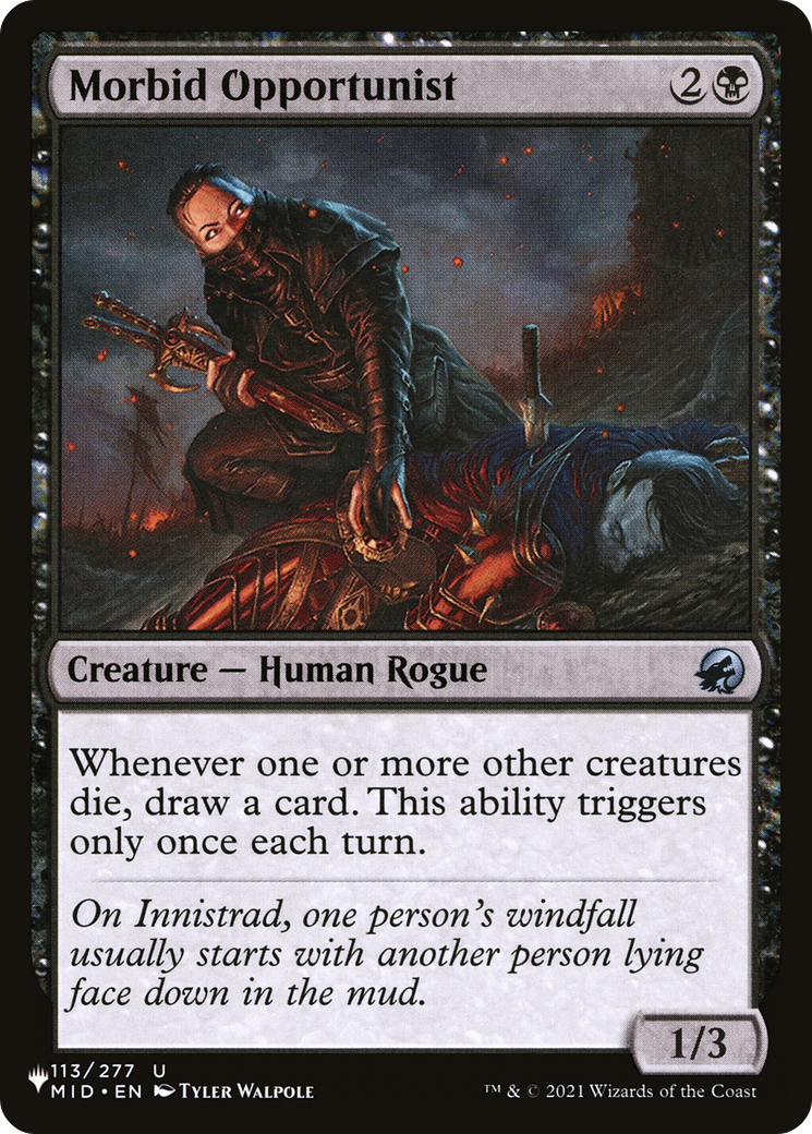 Morbid Opportunist [The List] | The CG Realm