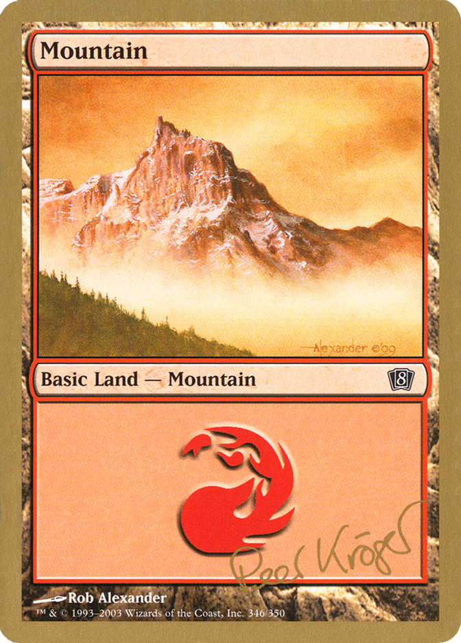 Mountain (pk346) (Peer Kroger) [World Championship Decks 2003] | The CG Realm