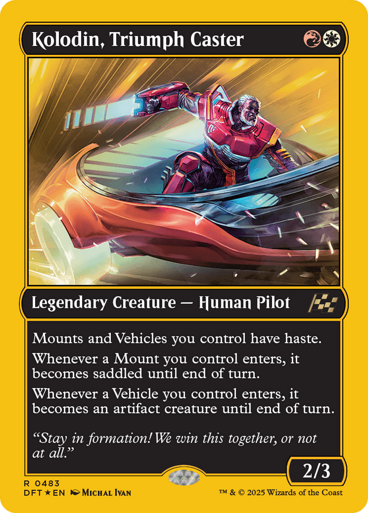 Kolodin, Triumph Caster (First-Place Foil) [Aetherdrift] | The CG Realm