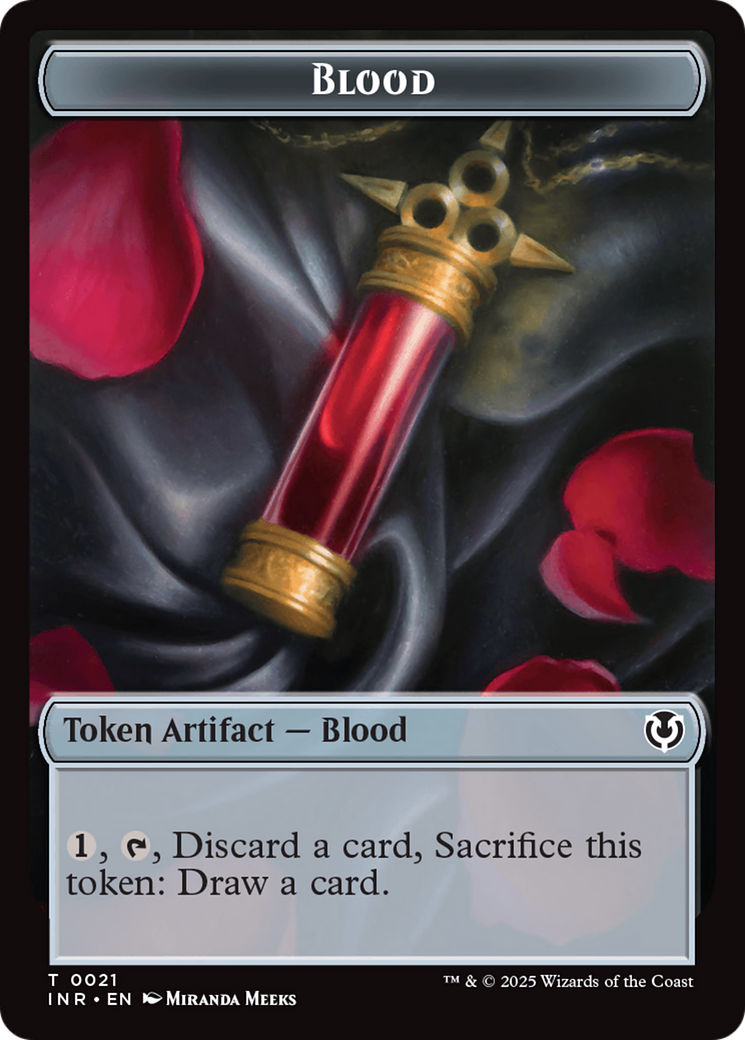 Zombie (0010) // Blood Double-Sided Token [Innistrad Remastered Tokens] | The CG Realm