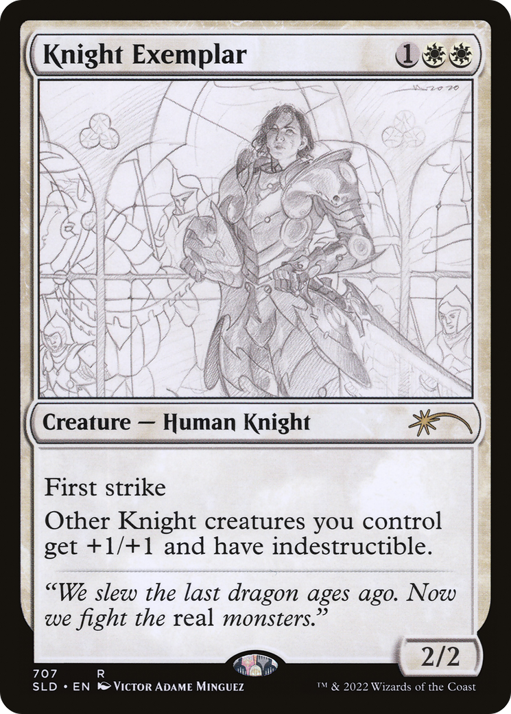 Knight Exemplar (707) [Secret Lair Drop Series] | The CG Realm