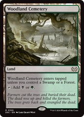 Woodland Cemetery [Duskmourn: House of Horror Commander] | The CG Realm