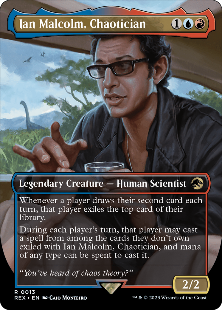 Ian Malcolm, Chaotician (Borderless) [Jurassic World Collection] | The CG Realm