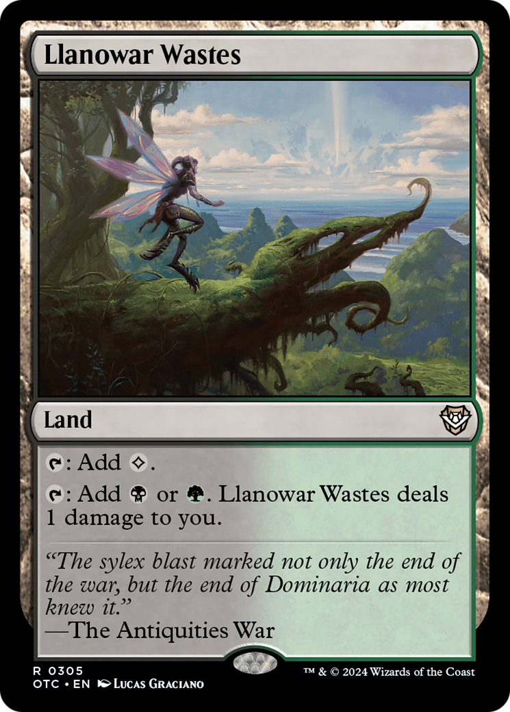 Llanowar Wastes [Outlaws of Thunder Junction Commander] | The CG Realm
