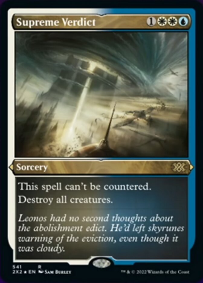 Supreme Verdict (Foil Etched) [Double Masters 2022] | The CG Realm