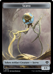 Servo // Elf Druid Double-Sided Token [Commander Masters Tokens] | The CG Realm