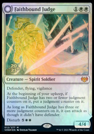 Faithbound Judge // Sinner's Judgment [Innistrad: Crimson Vow Prerelease Promos] | The CG Realm