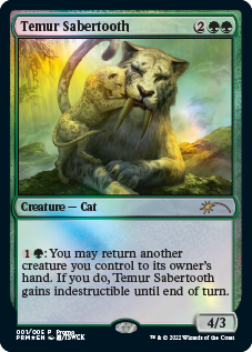 Temur Sabertooth [Year of the Tiger 2022] | The CG Realm