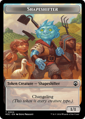 Shapeshifter (0004) // Copy Double-Sided Token [Modern Horizons 3 Commander Tokens] | The CG Realm