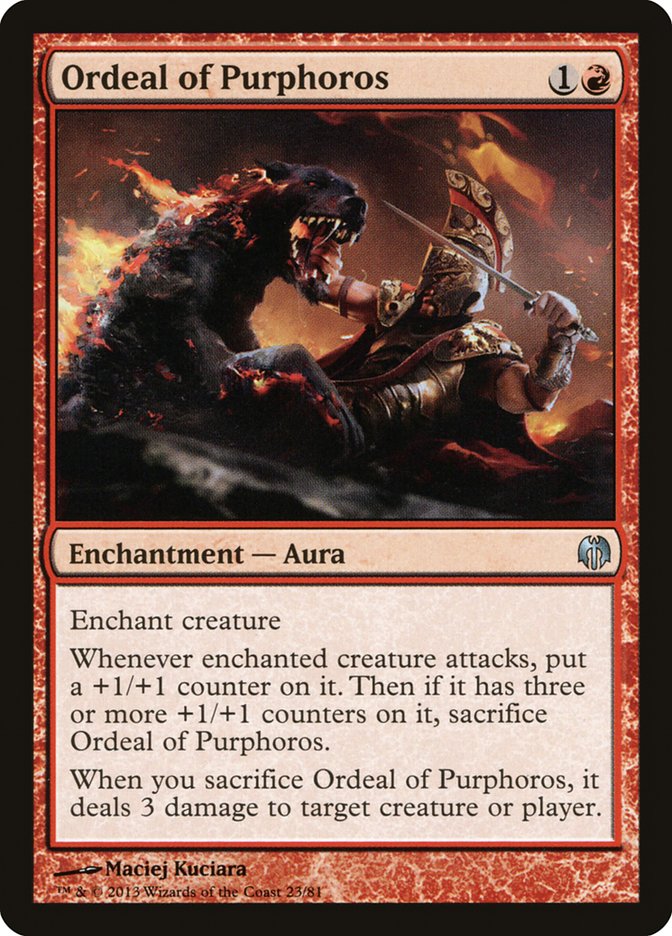 Ordeal of Purphoros [Duel Decks: Heroes vs. Monsters] | The CG Realm