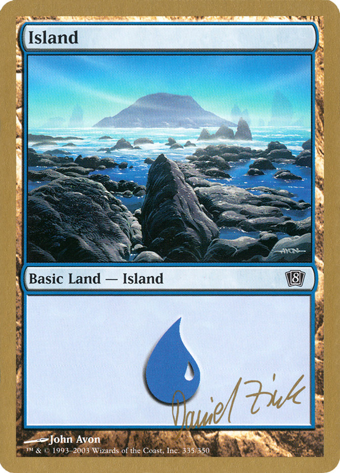 Island (dz335) (Daniel Zink) [World Championship Decks 2003] | The CG Realm