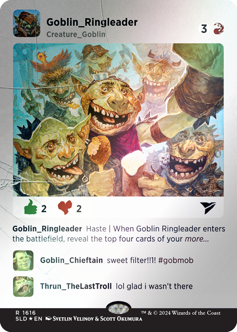 Goblin Ringleader (Rainbow Foil) [Secret Lair Drop Series] | The CG Realm