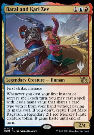 Baral and Kari Zev (Promo Pack) [March of the Machine Promos] | The CG Realm