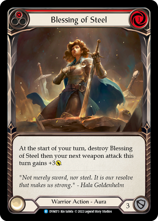 Blessing of Steel (Red) [DYN073] (Dynasty) | The CG Realm