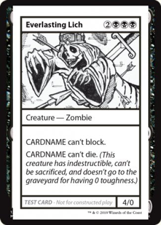 Everlasting Lich (2021 Edition) [Mystery Booster Playtest Cards] | The CG Realm