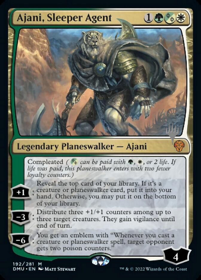 Ajani, Sleeper Agent (Promo Pack) [Dominaria United Promos] | The CG Realm