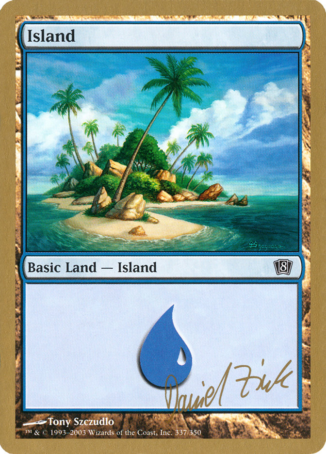 Island (dz337) (Daniel Zink) [World Championship Decks 2003] | The CG Realm