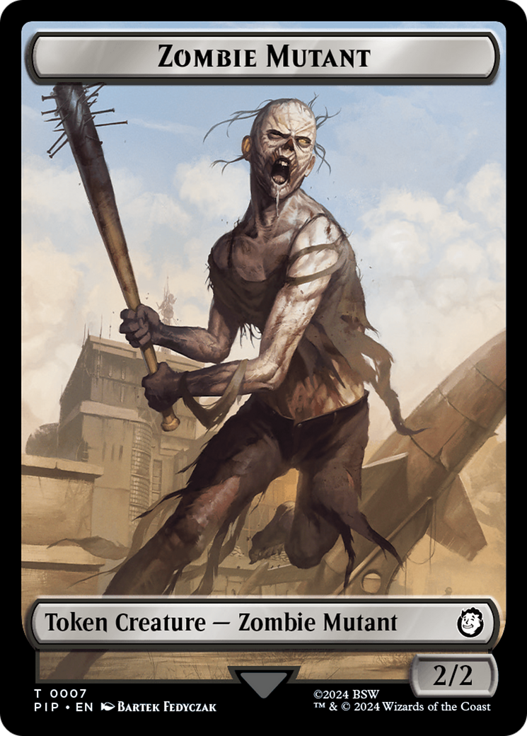 Food (0012) // Zombie Mutant Double-Sided Token [Fallout Tokens] | The CG Realm