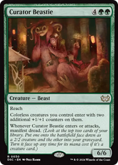 Curator Beastie (Extended Art) [Duskmourn: House of Horror Commander] | The CG Realm