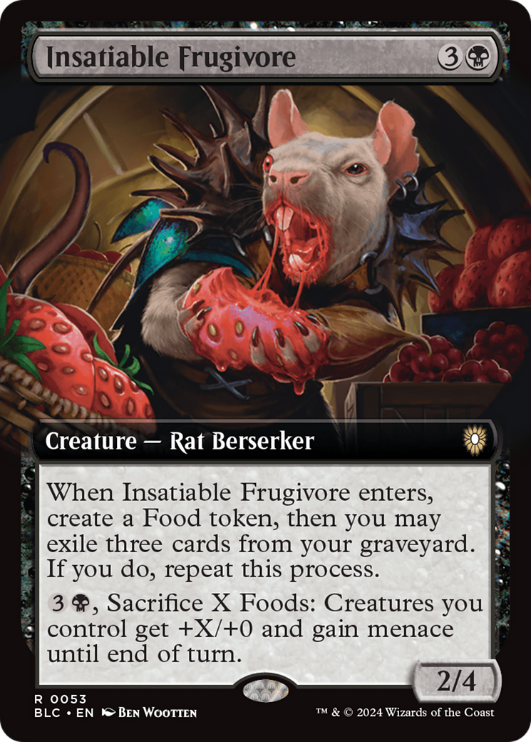 Insatiable Frugivore (Extended Art) [Bloomburrow Commander] | The CG Realm