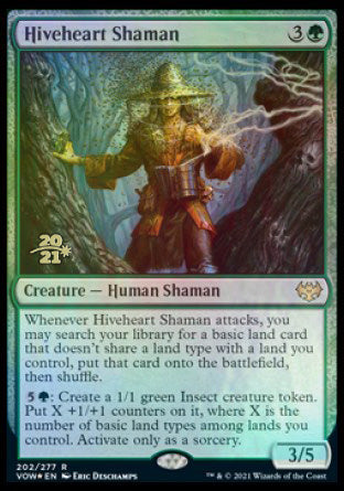 Hiveheart Shaman [Innistrad: Crimson Vow Prerelease Promos] | The CG Realm