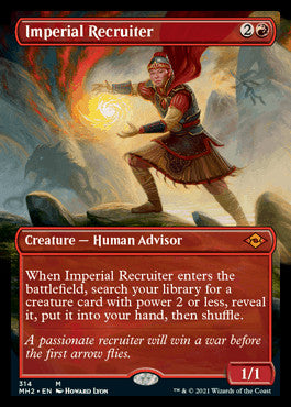 Imperial Recruiter (Borderless Alternate Art) [Modern Horizons 2] | The CG Realm