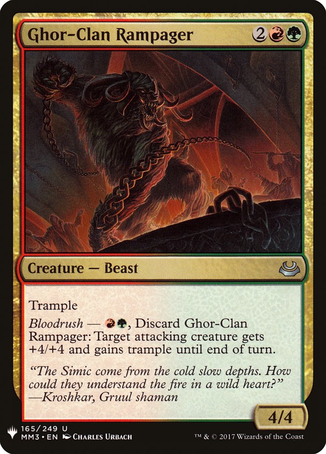 Ghor-Clan Rampager [Mystery Booster] | The CG Realm