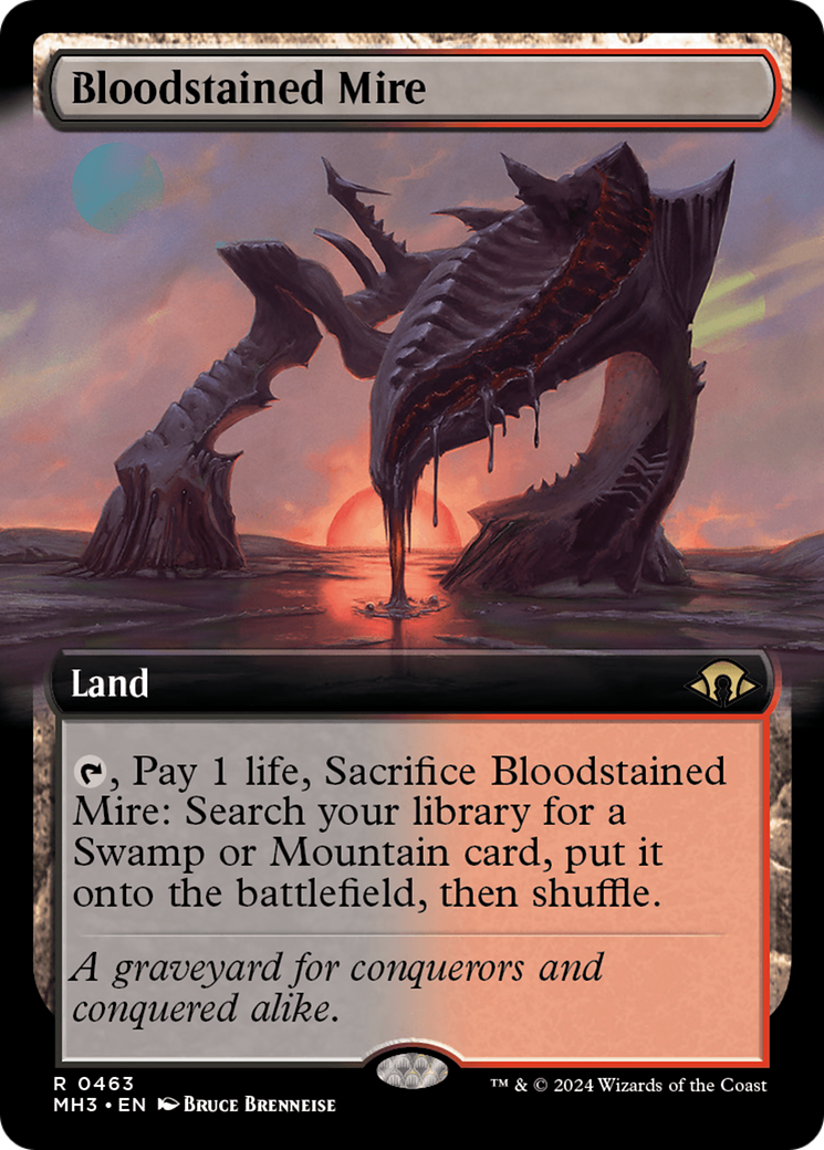 Bloodstained Mire (Extended Art) [Modern Horizons 3] | The CG Realm