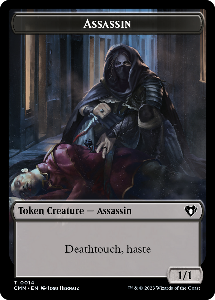 Assassin Token [Commander Masters Tokens] | The CG Realm