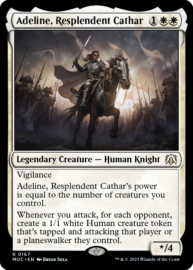 Adeline, Resplendent Cathar [March of the Machine Commander] | The CG Realm