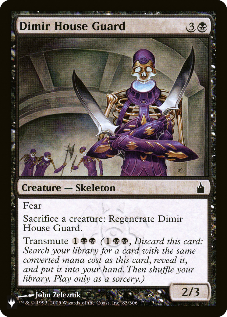 Dimir House Guard [The List Reprints] | The CG Realm