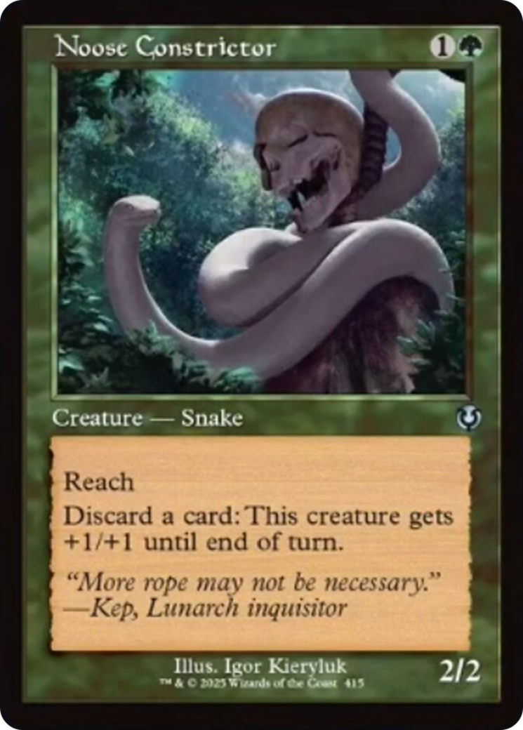 Noose Constrictor (Retro Frame) [Innistrad Remastered] | The CG Realm