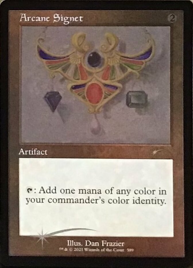 Arcane Signet (Retro) (Foil Etched) [Secret Lair Drop Promos] | The CG Realm