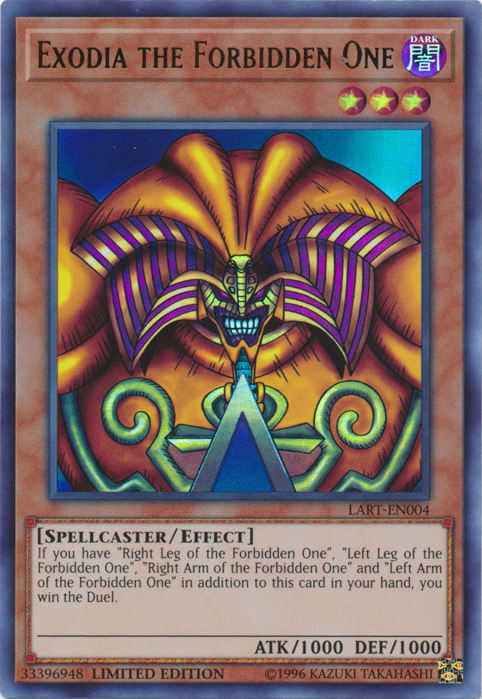 Exodia the Forbidden One [LART-EN004] Ultra Rare | The CG Realm