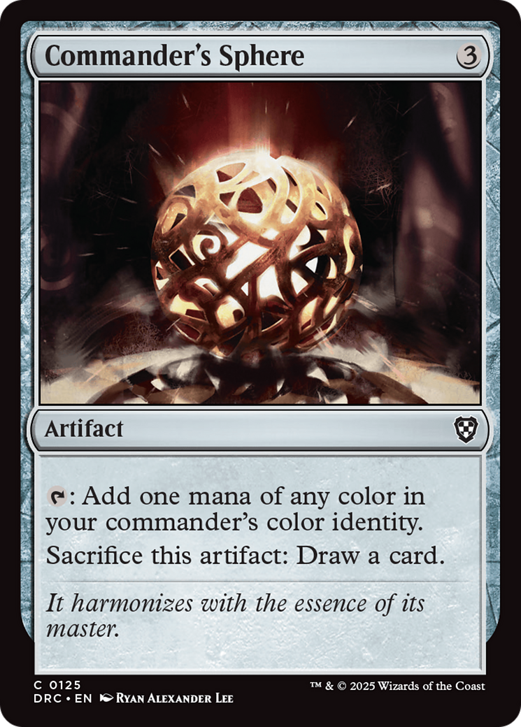 Commander's Sphere [Aetherdrift Commander] | The CG Realm