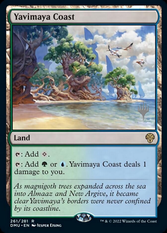 Yavimaya Coast (Promo Pack) [Dominaria United Promos] | The CG Realm